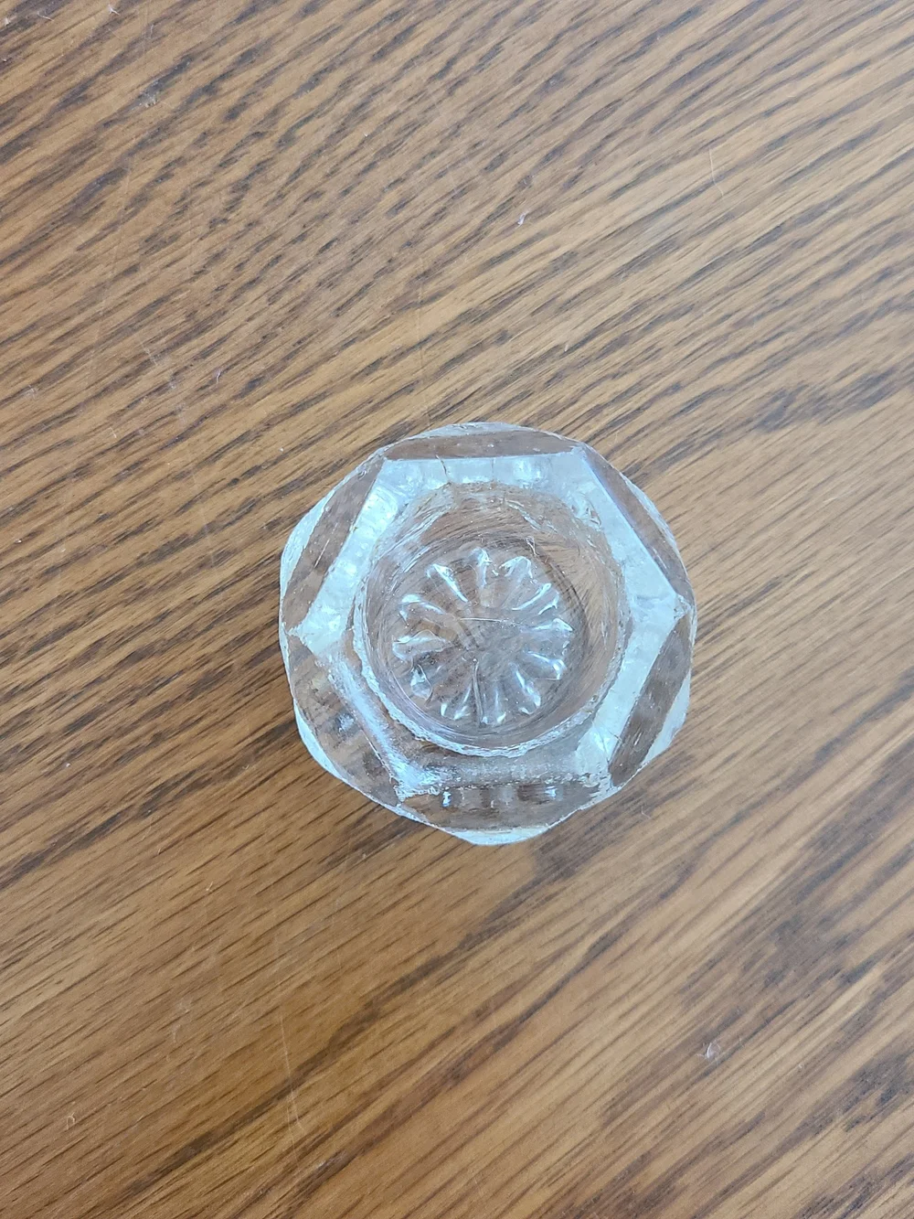 Vintage, Clear Pressed Glass Salt Cellars